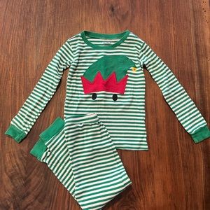 4T Elf Christmas PJ Set